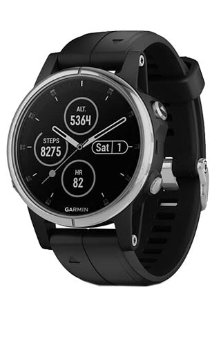 Front view of Garmin 010-01987-16 Mens Smartwatch on white background