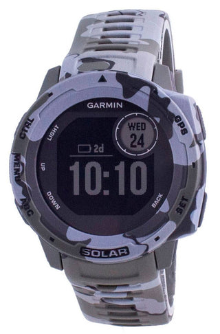 Front view of Garmin 010-02293-06 Mens Smartwatch on white background