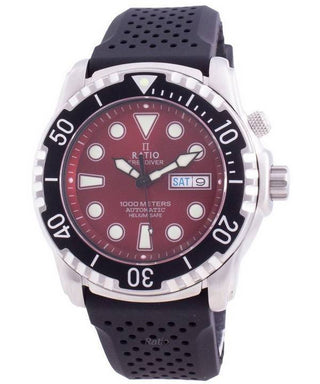 Front view of Ratio 1068HA90-34VA-RED Mens Watch on white background