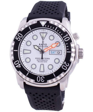 Front view of Ratio 1068HA90-34VA-WHT Mens Watch on white background