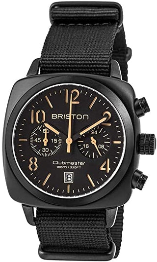 Front view of Briston 13140-PBAM-B-4-NB Watch on white background