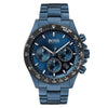 Hugo Boss Chronograph 1513758 Blue Stainless Steel Mens Watch