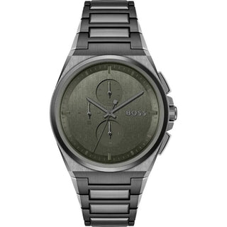 Front view of Hugo Boss 1514045 Watch on white background