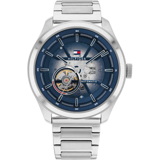 Front view of Tommy Hilfiger Mason 1674785 Watch on white background