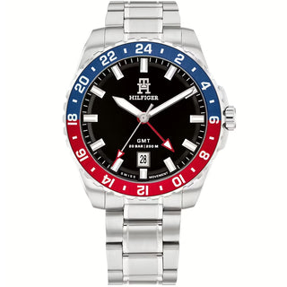 Front view of Tommy Hilfiger Th85 1692158 Watch on white background