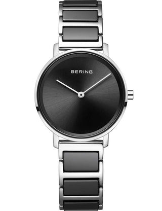 Front view of Bering 18531-742 Black Womens Watch on white background