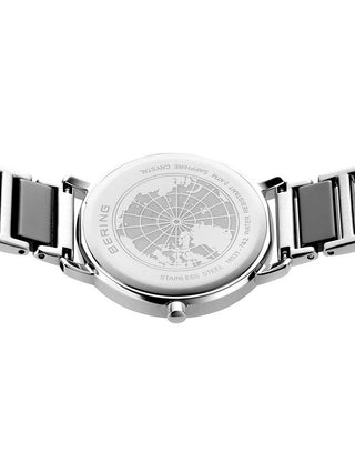 Angle shot of Bering 18531-742 Black Womens Watch on white background