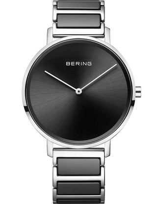 Front view of Bering 18539-742 Black Womens Watch on white background