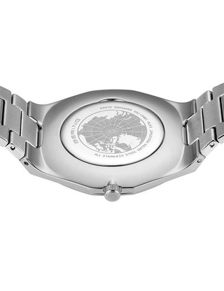 Angle shot of Bering 19641-700 Silver Stainless Steel Unisex Watch on white background