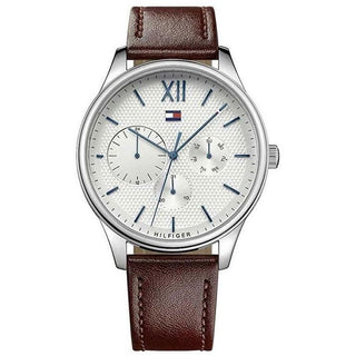 Front view of Tommy Hilfiger 1791418 Mens Watch on white background