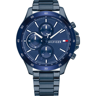 Front view of Tommy Hilfiger 1791720 Mens Watch on white background