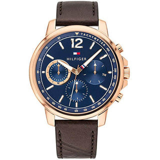 Front view of Tommy Hilfiger 1791532 Mens Watch on white background