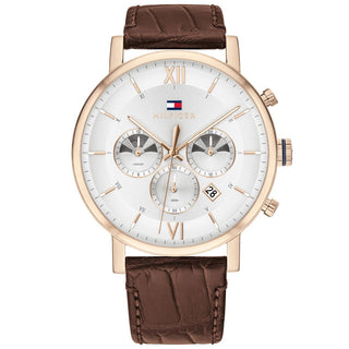 Front view of Tommy Hilfiger 1710394 Watch on white background