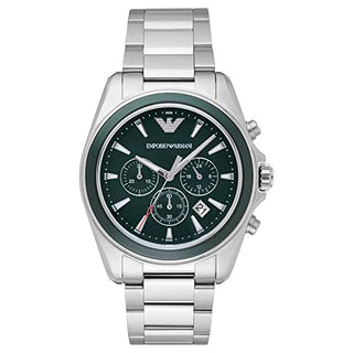 Front view of Emporio Armani AR6090 Watch on white background