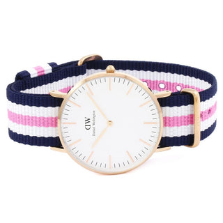 Front view of Daniel Wellington DW00100034 Watch on white background