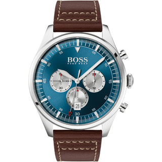 Front view of Hugo Boss 1513709 Watch on white background