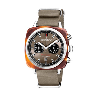 Front view of Briston 20142-SA-TS-30-NT Watch on white background