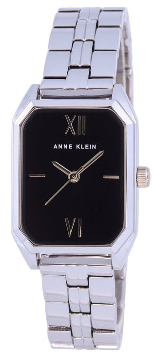 Front view of Anne Klein 3775BKSV Womens Watch on white background