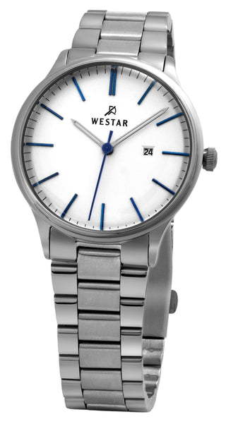 Front view of Westar 40182STN407 Womens Watch on white background