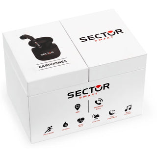 Angle shot of Sector R3251282008 Black Silicone Unisex Watch on white background