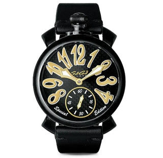 Front view of GaGa Milano Manuale Special Edt 5012SE01K0CVBM0 Mens Watch on white background