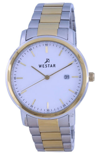 Front view of Westar 50243CBN101 Mens Watch on white background