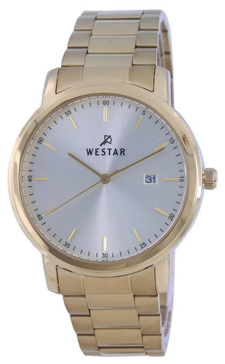 Front view of Westar 50243GPN102 Mens Watch on white background