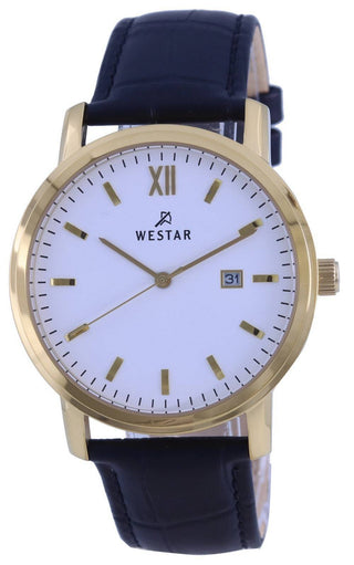 Front view of Westar 50244GPN101 Mens Watch on white background