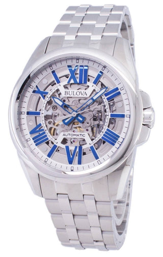 Front view of Bulova 96A187 Mens Watch on white background