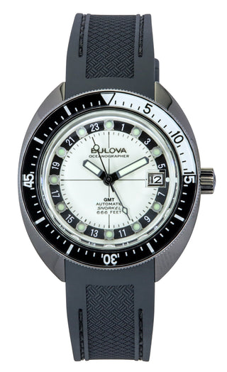 Front view of Bulova 98B407 Mens Watch on white background