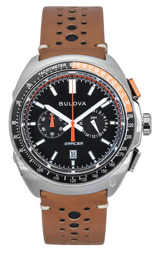 Front view of Bulova 98B427 Mens Watch on white background