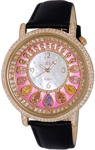 Front view of Adee Kaye AK2112-LRG.-.NS Womens Watch on white background