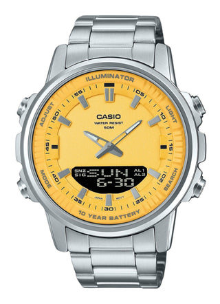 Front view of Casio AMW-880D-9AV Mens Watch on white background