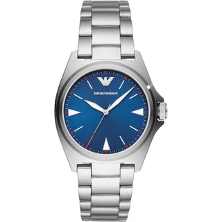 Front view of Emporio Armani Nicola AR11307 Mens Watch on white background