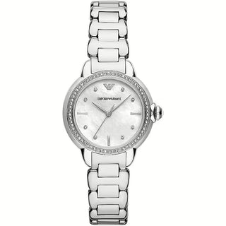 Front view of Emporio Armani AR11596 Watch on white background