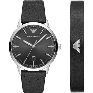 Front view of Emporio Armani AR80064SET Watch on white background