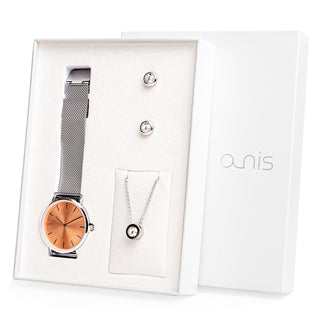 Front view of A-NIS AS100-10 Mens Watch on white background