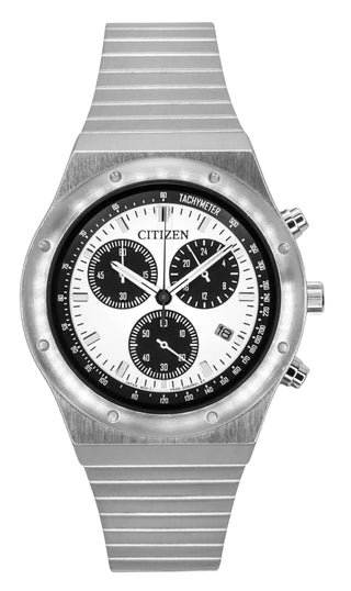 Front view of Citizen AT2541-54A Mens Watch on white background