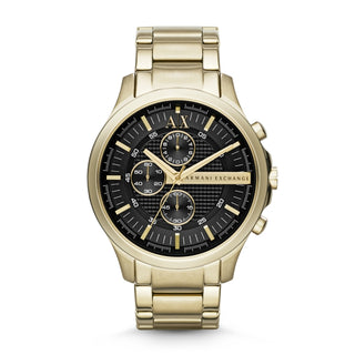 Front view of Armani Exchange Hampton Chronograph AX2137 Mens Watch on white background