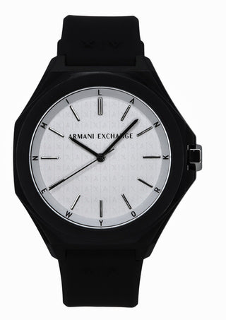 Front view of Armani Exchange Andrea AX4600 Mens Watch on white background