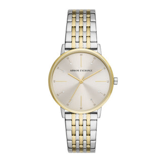 Front view of Armani Exchange AX5595 Watch on white background