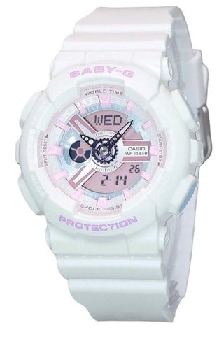 Front view of Casio BA-110FH-7A Womens Watch on white background