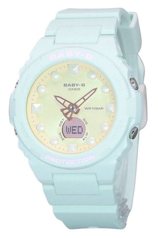 Front view of Casio BGA-320FH-3A Womens Watch on white background