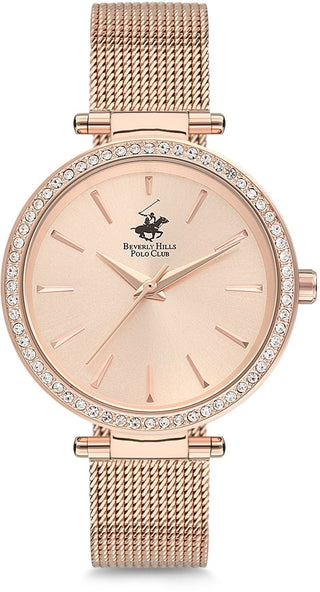 Front view of Beverly Hills Polo Club BH0023-02 Watch on white background