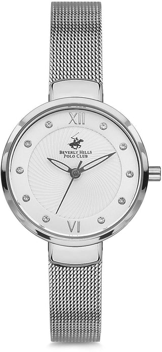 Front view of Beverly Hills Polo Club BH2117-01 Watch on white background