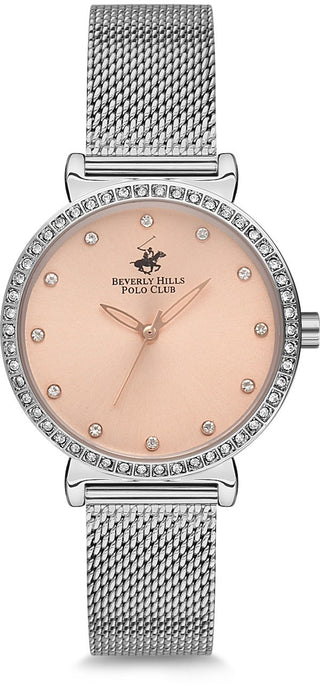 Front view of Beverly Hills Polo Club BH2193-02 Watch on white background