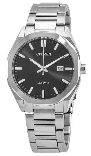 Front view of Citizen BM7600-81E Mens Watch on white background