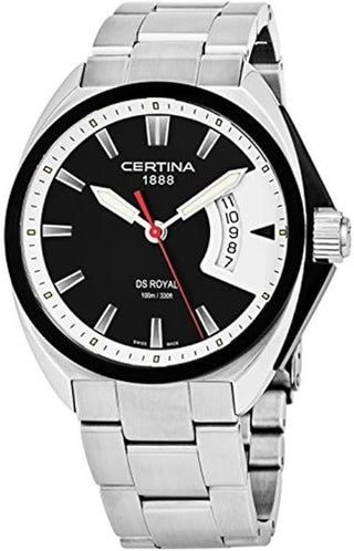 Front view of Certina Ds Royal C010.410.11.051.00 Mens Watch on white background