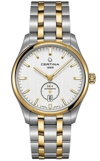 Front view of Certina Ds 4 Automatic C022.428.22.031.00 Mens Watch on white background