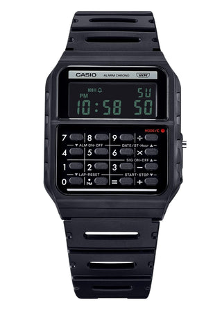 Front view of Casio CA-53WB-1B Mens Watch on white background